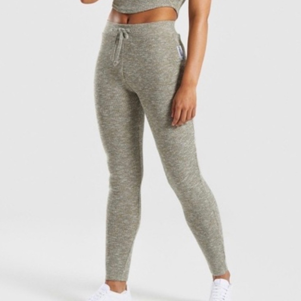 Gymshark Slounge Legging - Washed Khaki